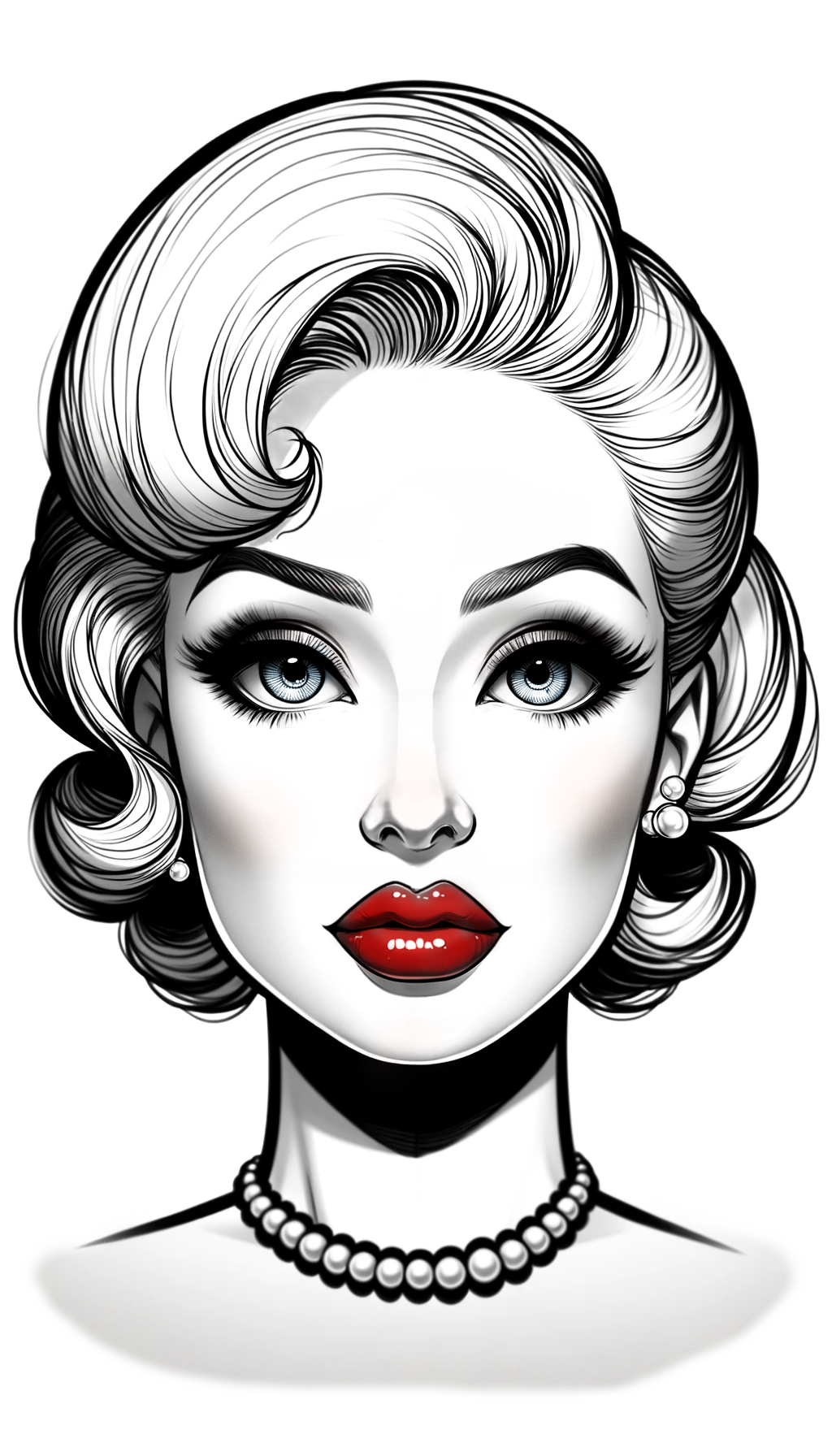 Grace Kelly Makeup Face Chart