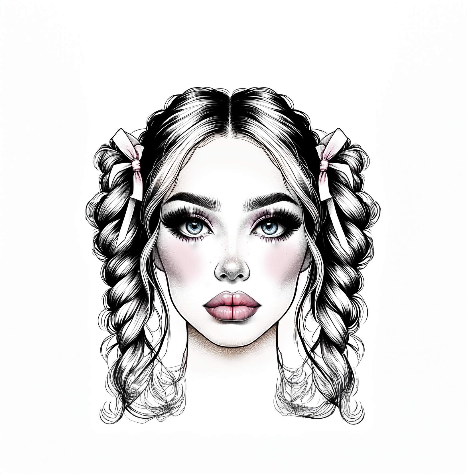 Detailed Sugar Plum Fairy Makeup